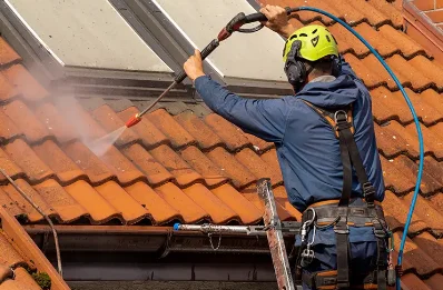 Démoussage et hydrofuge de toiture à Montfermier